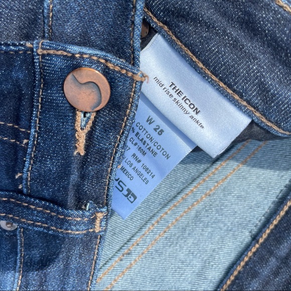 Joe’s Jeans Icon Mid Rise Skinny Ankle Jeans 25 - Picture 5 of 9